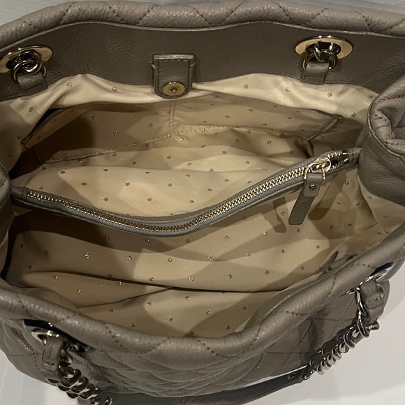Kate‎ Spade Quilted Leather Tote Bag - Taupe - Picture 5 of 13
